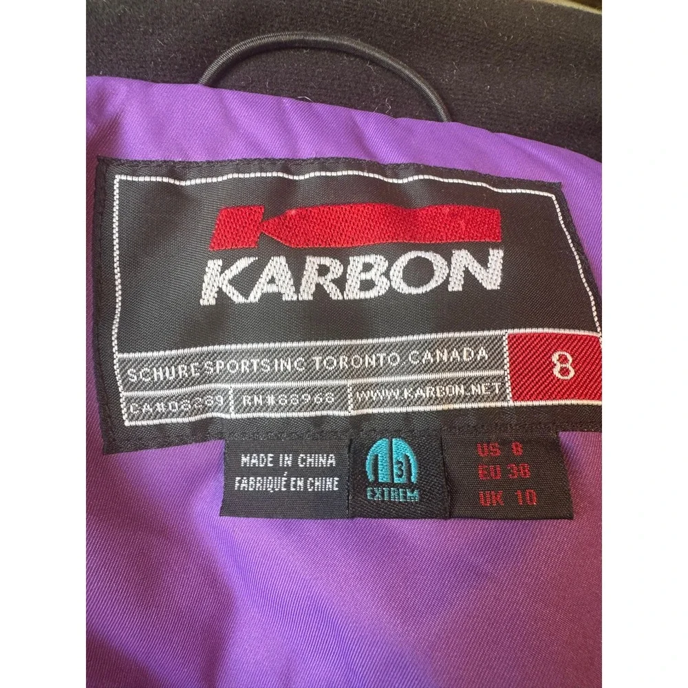 Karbon Purple‎ Ski Jacket Womens US 8 EU 38 UK 10